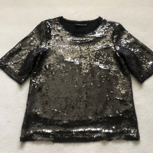 COPY - NWT ZARA BLACK SEQUENCE TOP - Picture 9 of 11